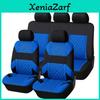 Autositzbezug Set Polyester Universal Ganzjahres mit Kreuzschraffur-Struktur für Familienfahrzeuge