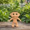 Waterproof Planter Cute Troll Planter, Decorative Resin Flowerpot, Novelty Plant Pot Small Flower for Succulents Indoor Outdoor Decoration,