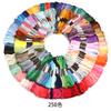 12-447 stuks/partij Gemengde Kleuren Borduur garens Polyester Kruissteek Garens Voor Handbreien Handwerk Naaiben Benodigdheden Groothandel