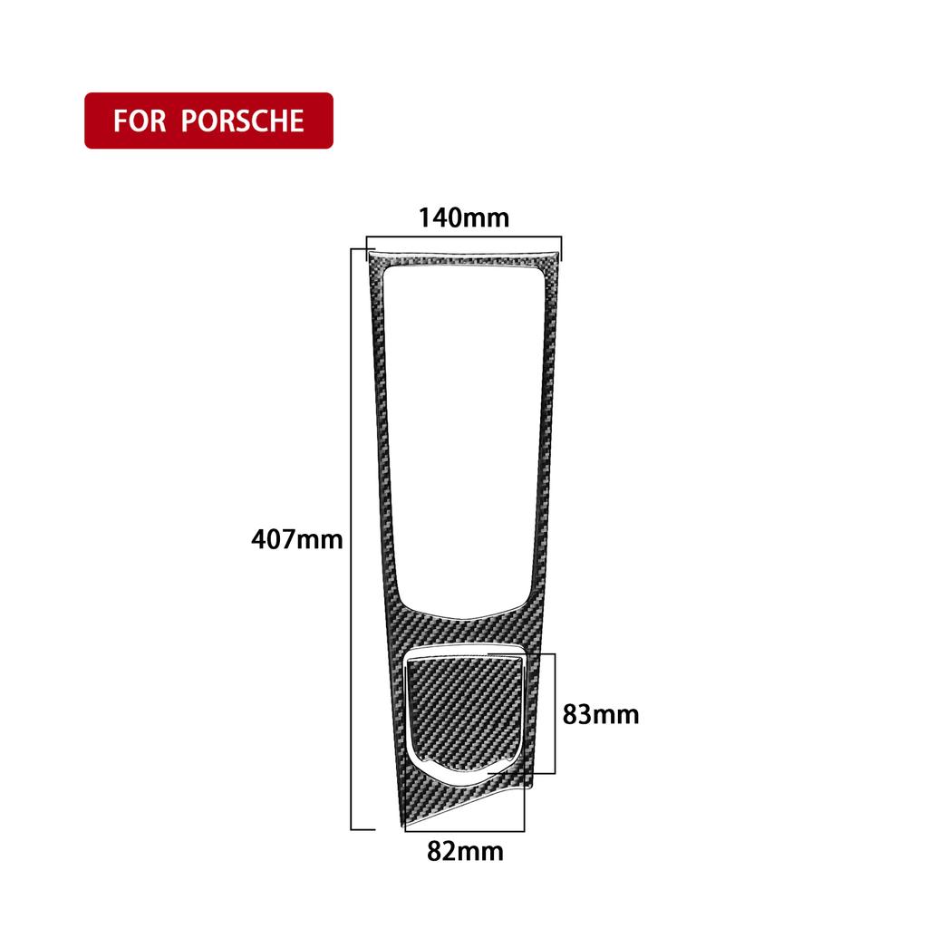 Pentru Porsche Panamera 2010-2016 Fibră de carbon Comandă Centrală Panou Multimedia Capac Interioare Auto Accesorii Decorare