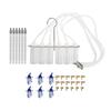 Diesel-Durchflussmesser-Adapter-Set 6-Zylinder-Einspritzdüsen-Detektor Common-Rail-Leckage-Test-Kit
