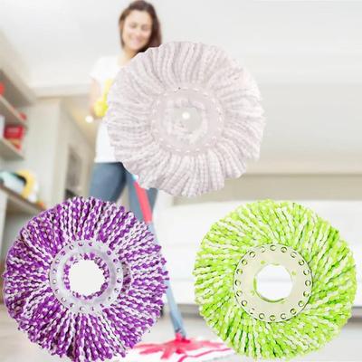 Verdickter Mikrofaser-Baumwollkopf 360 Magic Mops Drehbar Universeller Schleudermoppkopf Ersatz Nachfüllung Haushaltsreinigungswerkzeuge 16cm