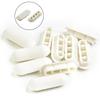 Toilet Seat Bumpers White ABS+TPE Accessories Cushion