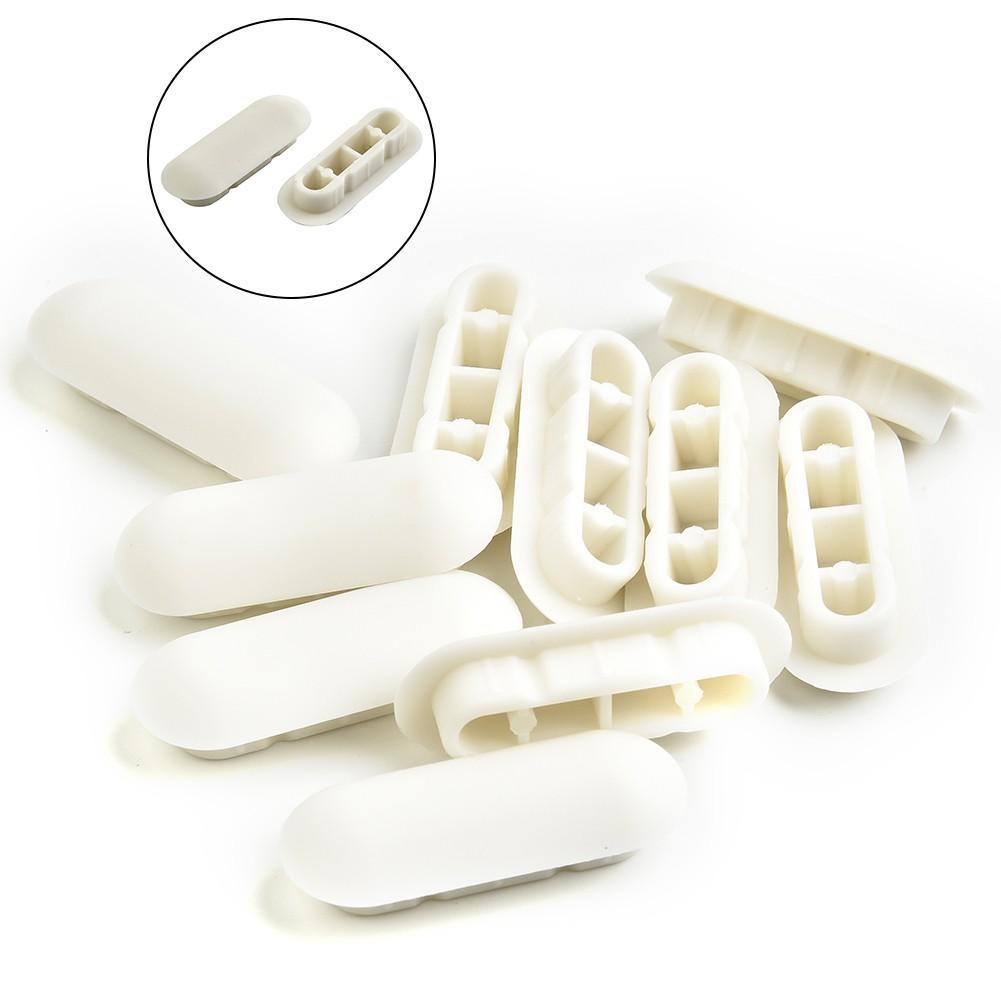 Toilet Seat Bumpers White ABS+TPE Accessories Cushion