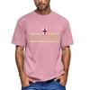 Men's Casual Short Sleeve Crew Neck T-Shirt England Football Inspired Graphic Print Comfortable Fit Lightweight Fabric
