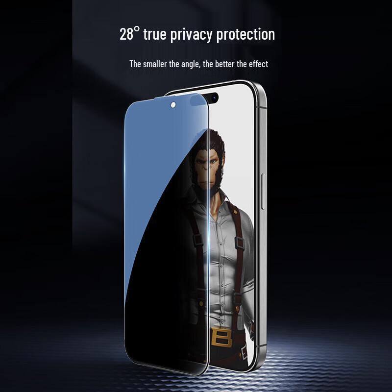 

Apple iPhone 15 Pro Privacy Tempered Glass Screen Protector
