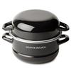 DEAN & DELUCA Black Casserole & Tea Towel Set