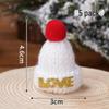 Handmade Red Wool Christmas Hat & Scarf Baking Decoration DIY Accessory