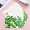 20PCs Eucalyptuses Patterneds Napkins Absorbent Dinnerware for Festives Gatherings