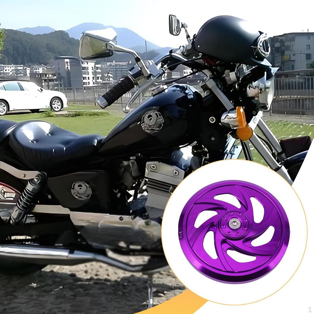 Motorcycle Engine Cooling Fan Cover Accessories Creative Gift Versatile Decor Aluminum Alloy