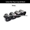 BMW M2/M3/M4 Carbon Fiber Exhaust Tip - Black AK Weld-Free