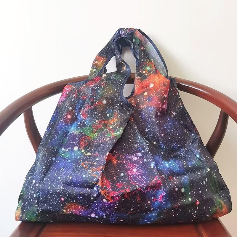 Eco-friendly Foldable Storage Tote - 210D Oxford Cloth, Waterproof & Large Capacity