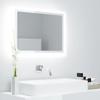 Day and Night - Day and Night Glossy White Acrylic Bathroom Mirror 60x8.5x37 Cm