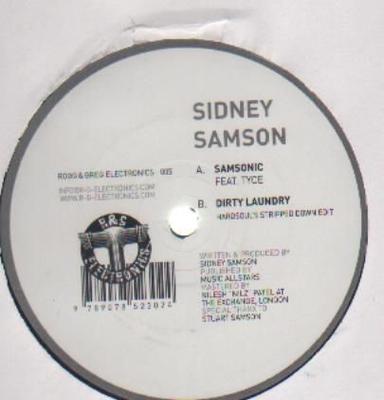 12inch Record SIDNEY SAMSON - Samsonic / Dirty Laundry ROOG&GREGELECTR R&G Electronics 2006 Netherland Dance & Electronica Used