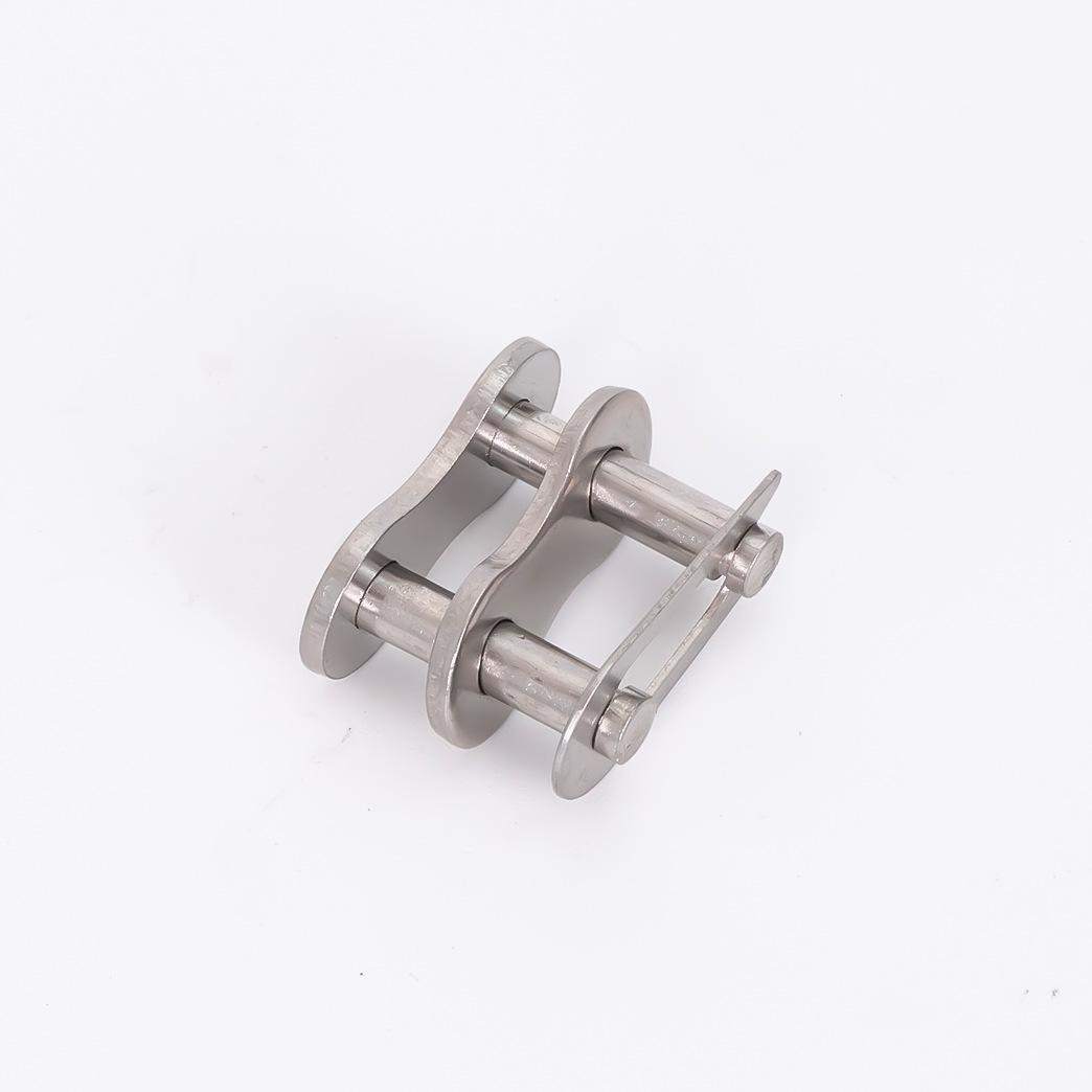Carbon Steel Chain Connector Link: 06B, 08B, 10A, 12A, 16A Single/Double Row, Full/Half Link, 1-Inch (3, 4, 5, 6 Points) 3 Points Full