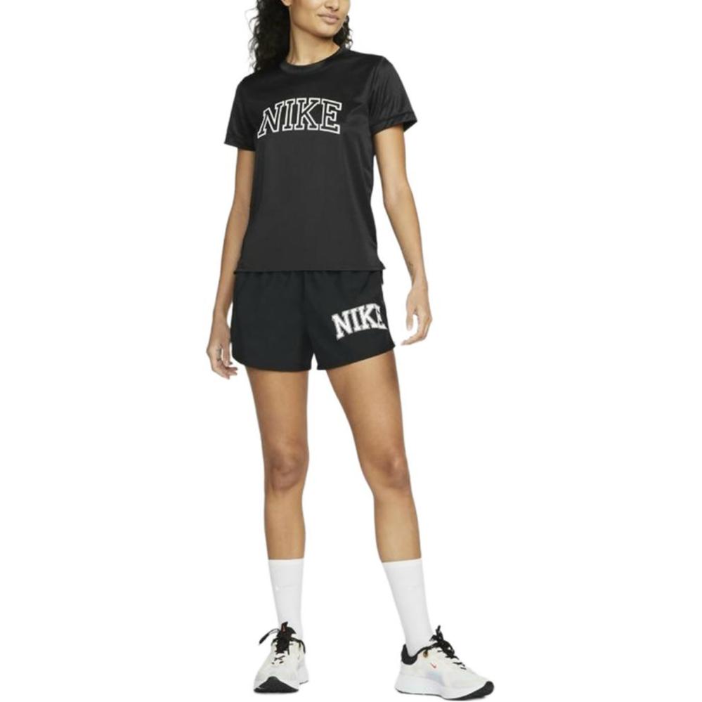 Nike Dri Fit T Shirts Women's Black Crew Neck Moderate DQ6372-010
