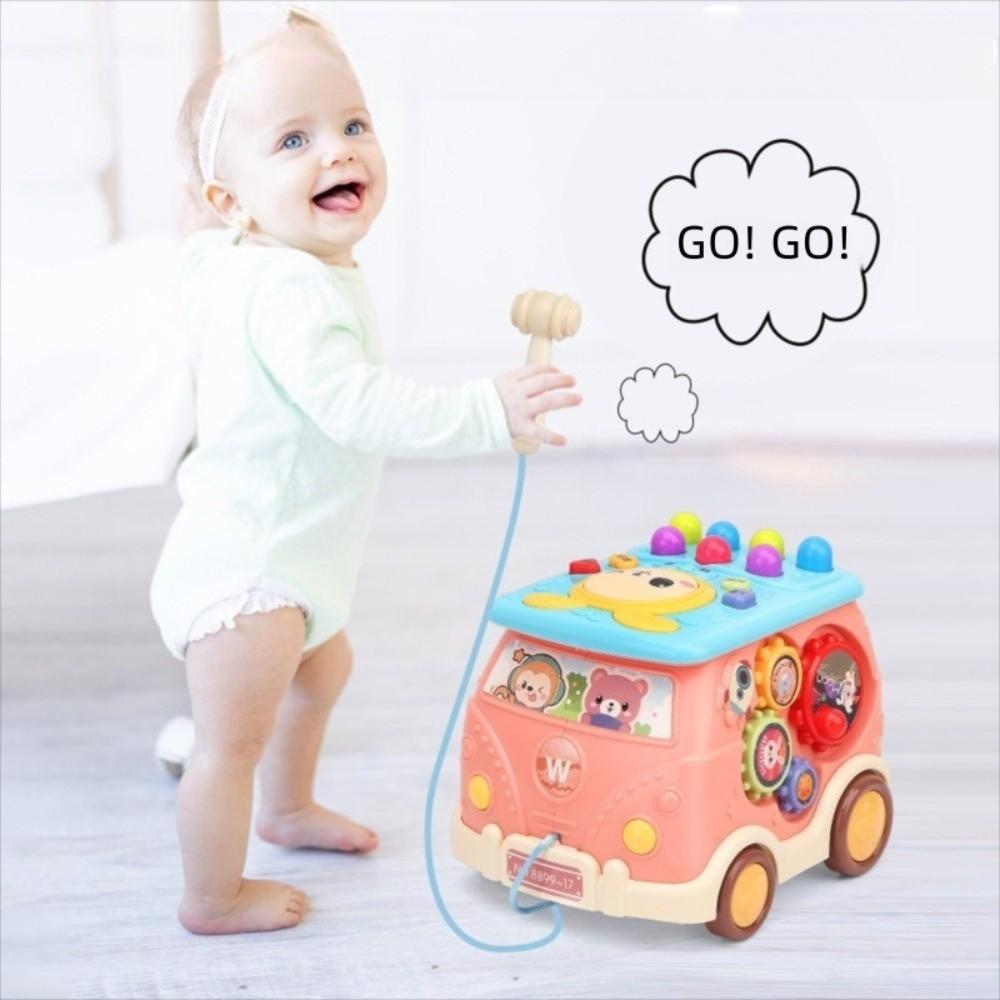 Puzzle Busy Musical Bus Multifunction Touch Learning Educational Toy  Outdoor Indoor