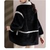 Fashionable Faux Mink Fur Coat for Mom Thickened Women Winter Jacket Trendy Outerwear