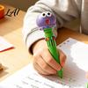 Student Prizes for Classroom 10 in 1 Cartoon Ballpoint Pen Multicolor Press Retractable Pens Back to School Supplies Kids Smooth Writing Stationery