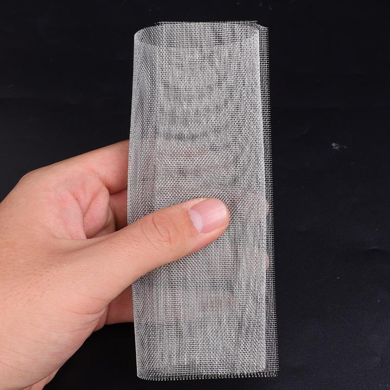 Automobile Bumper Stainless Steel Repair Mesh Plastic Crack Repair Mesh Welding Wire Mesh Net for Bumper Body Hood Vents 15x20cm