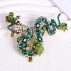 Animal Snake Retro Fashion Snake-shaped Exaggerated Jewelry Brooch