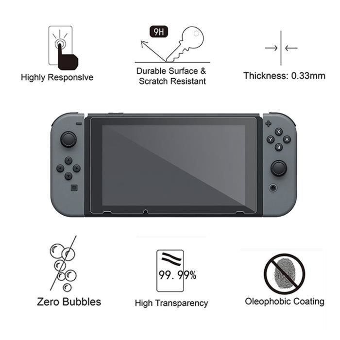 Screen Protector - Premium - Nintendo Switch - Tempered Glass - Ultra Resistant - High Definition