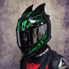 AIS Motorcycle Helmet Cool Modular Moto Helmet With Inner Sun Visor Safety Double Lens Racing Full Face the Helmet Moto Helmet