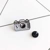 Women Kids Enamel Metal Photography Digital Camera Accessories Jewelry Brooches Pins Badges Lapel