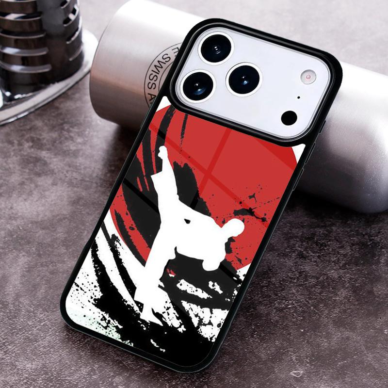 Kung Fu Oyama Kyokushin Karate Phone Case for iPhone 17 16 15 Pro Max Air 14 13 12 11 Plus Shockproof Capa Cover