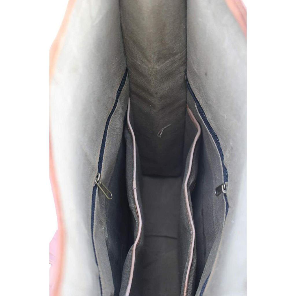 Rucsac pliabil din piele naturală de capră pentru bărbați, rucsac pentru laptop