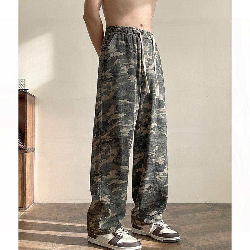 Pánské kalhoty kamufláž New Harem Joggers Pánské Cargo Kalhoty Hip Hop Ležérní Kapsy Tepláky Pánské oversized kalhoty Pánské kalhoty