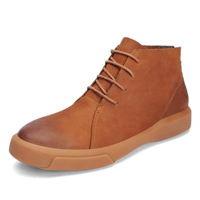 Stivali da Uomo Inverno Autunno Classici Scarpe da Uomo Moda Confortevoli Stivaletti alla Caviglia in Pelle Primavera