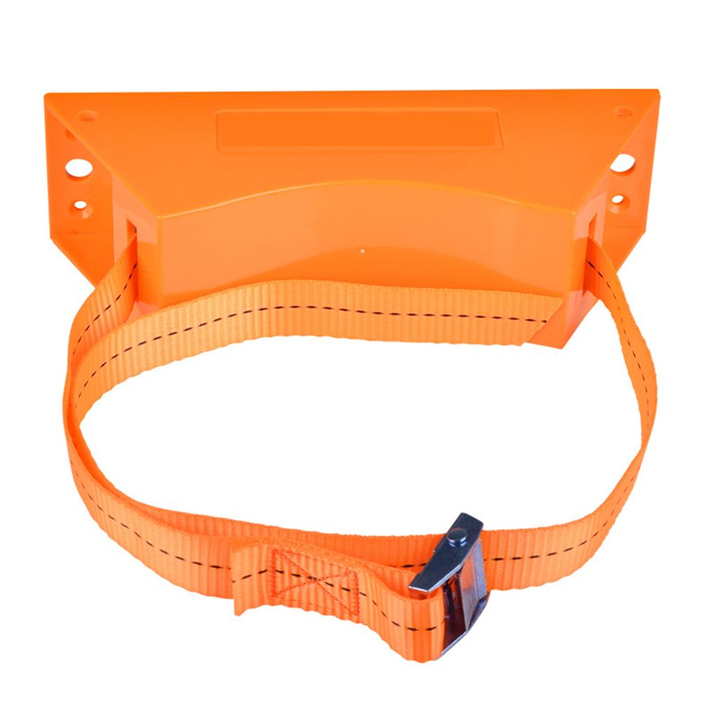 Cylinder Wall Mounted Bracket Durable ABS Plastic Gas Cylinder Holder Gas Cylinder Bracket with Screws and Nylon Strap