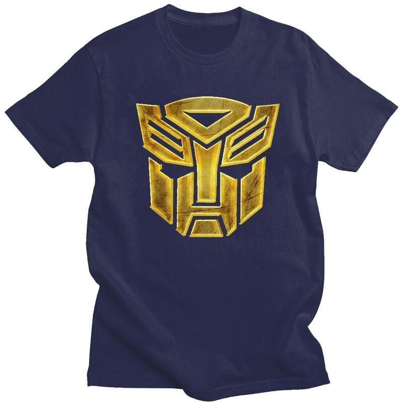 Individuelles Mode Cartoon Autobot Transformers Auto T-Shirt Herren Kurzarm T-Shirt Streetwear Tee Slim Fit T-Shirts Geschenk