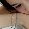 murmur [925silver]Color rope ribbon bracelet