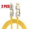 USB-C Multi-Port 240W Fast Charger Cable 4-in-1 PD 240W Quick Charge&Data Sync for iPhone,Android,iPad-Universal High-Speed Cord