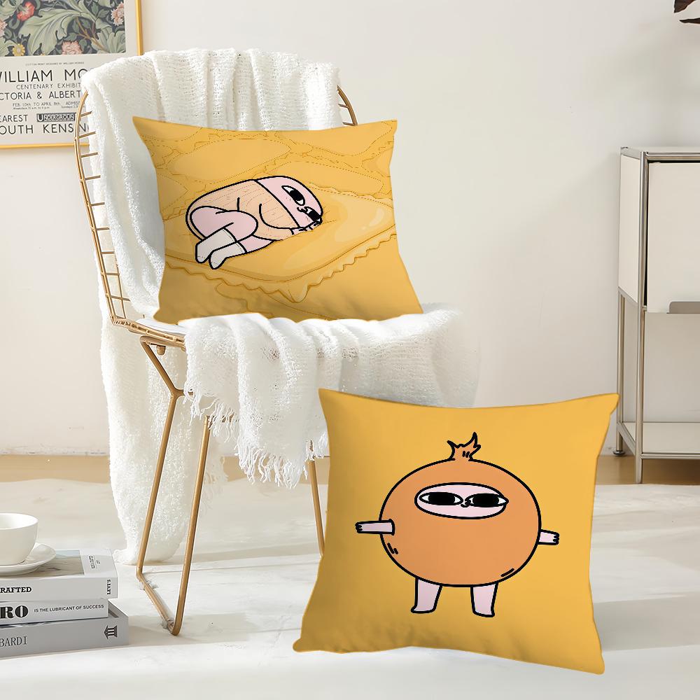 Cartoon Cute Kketnipz Pillow Case Suitable For Bedrooms Living Rooms Cars Home Decoration