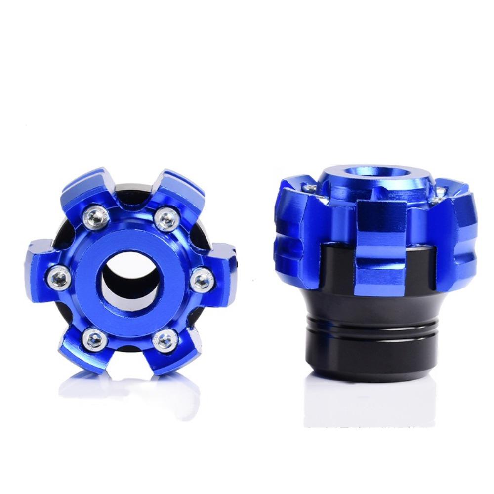 Shock Absorbing Motorcycle Axle Cap Universal Fit Motorcycle Anti-fall Block  Rear Fork