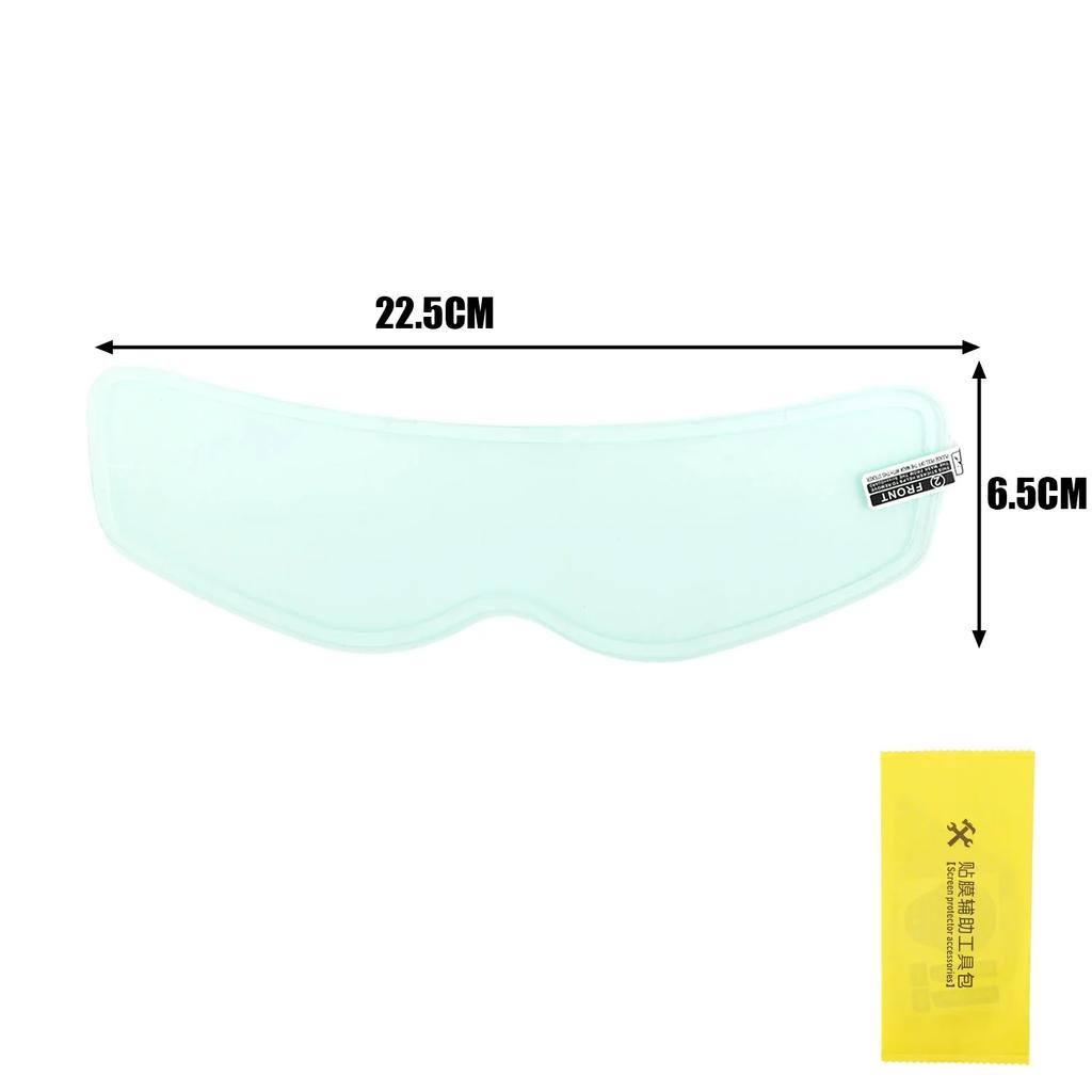 1/2PCS Motorcycle Helmet Stickers Upgraded Nano Universal Helmet Rainproof Safe Driving Helmet Accessories Anti-fog Film