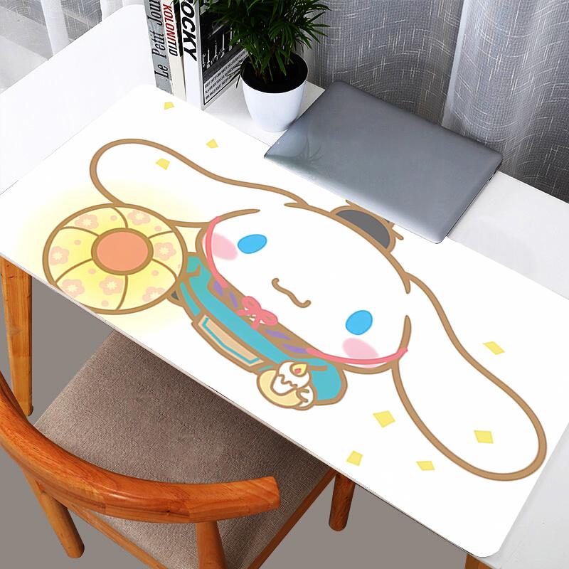 Cinnamoroll Коврики для мыши прочные Игровой ПК Компьютер Аниме x Новый Настольный коврик Клавиатура Большие Игровые аксессуары Коврик для мыши Ковер 800x300x2mm