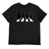T-shirt Fellowship of the Ring Abbey Road noirs customs concevez votre propre t-shirt homme à séchage rapide