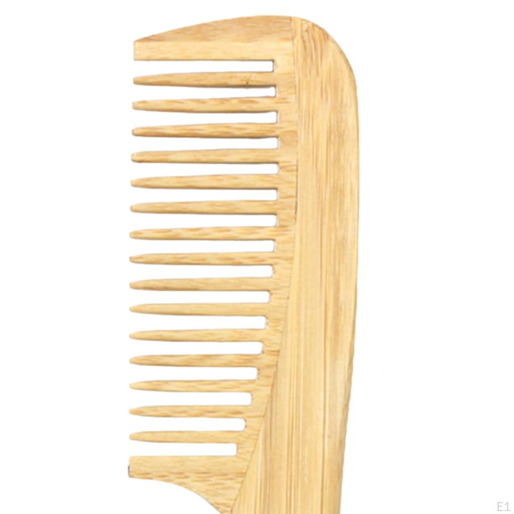 Hair Detangler Comb Kadeřnický Bamboo Styling Tool Kadeřnický šampon pro ženy