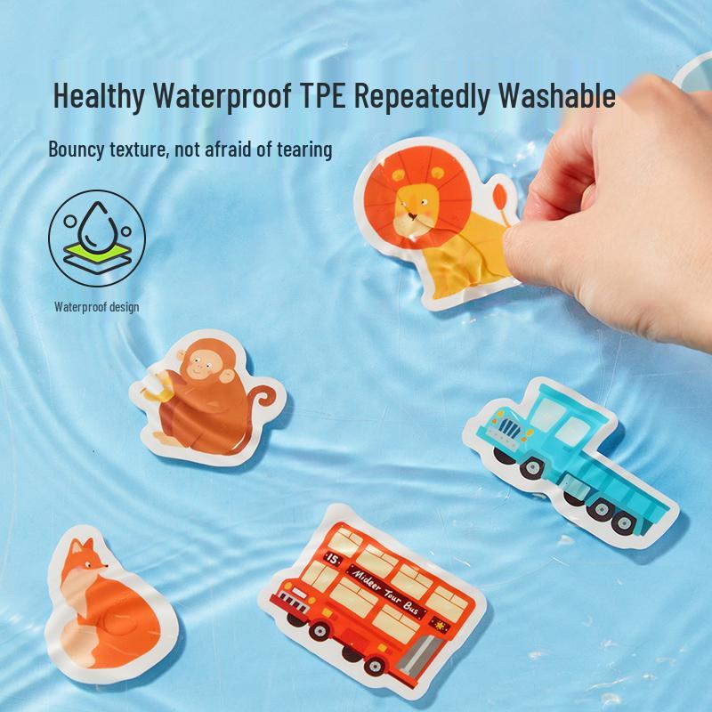 Silicone Jelly Stickers Quiet Book: DIY Educational Handmade Children's Sticker Book