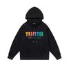 Hanorac Unisex Oversized Cu Imprimeu Litere Gradient Curcubeu Hanorac Casual Streetwear Toamnă