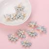 10pcs/set Tool DIY Clothing Flower Garment Decorative Bow Accessories Bee Sewing Button Pearls Rhinestone