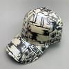 Plain Leather Kpop Alphabet Fashion Men'S And Women'S Baseball Caps Cotton Versatile Reflective Hip Hop Sports Sun Hat Batch