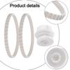 Set of 2 RCX23002 belts and 1 RCX26005 bearing for TigerShark robotic pool cleaner models including QC and Plus versions