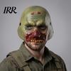 Horror Rotting Face Mask Halloween Zombie Mask, with Realistic Texture Design, Breathable Detailed Wound PU Foam Cosplay for Parties And Props