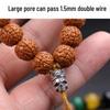 Custom Skull & Passion Flower Bead Bracelet - Cultural Play Accessory
