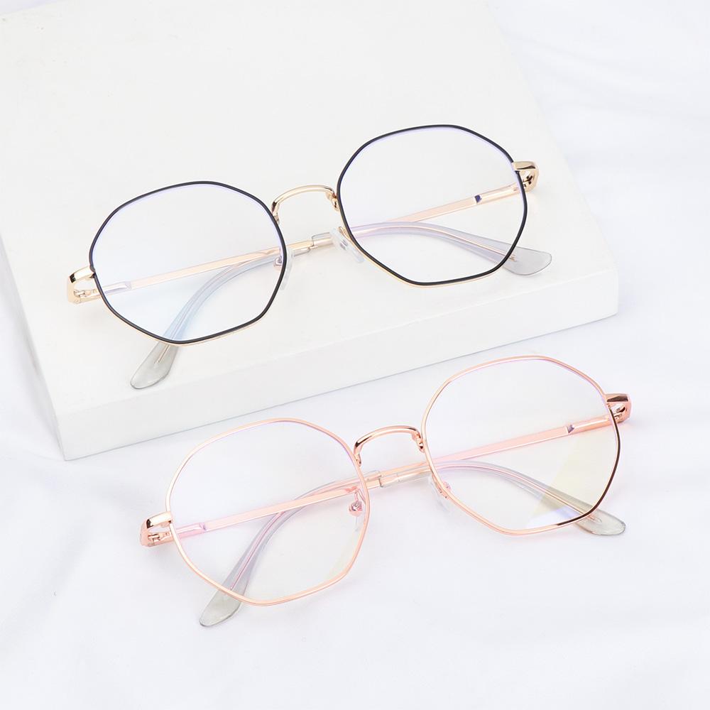 Classic Eye Wear Metal Eyeglasses Anti-blue Light Glasses Myopia Optical Mirror Vision Care